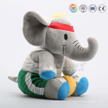 Juguete de peluche peluche elefante de felpa gris juguete infantil